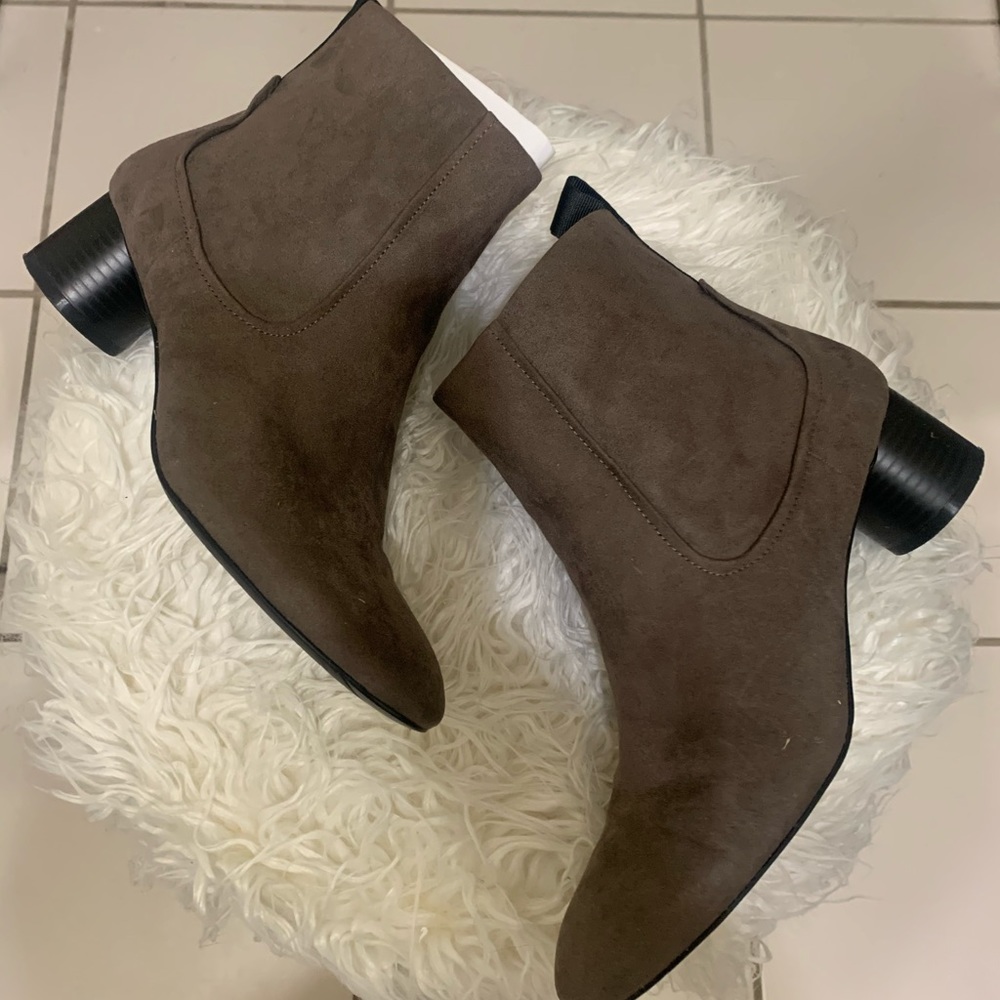 Gray ZARA booties
